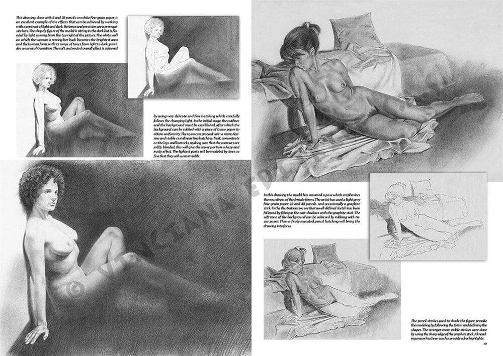Leonardo Collection Desen Kitabı Nudes No: 9 Çıplak Çizim N: 9
