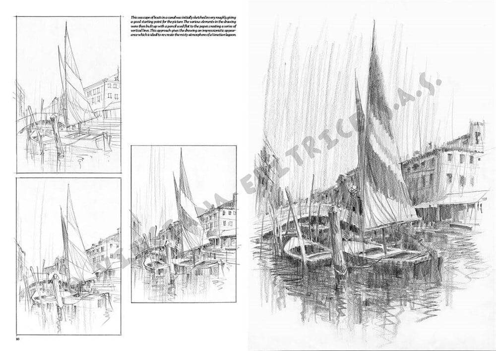 Leonardo Collection Desen Kitabı Seascape N: 27 Deniz Manzaraları N: 27