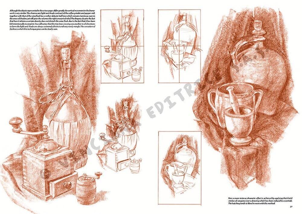 Leonardo Collection Desen Kitabı Stillife N: 25 Natürmort N: 25