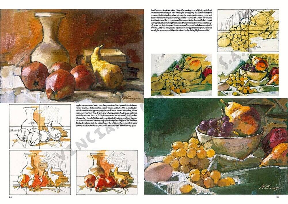 Leonardo Collection Desen Kitabı Stillife N: 25 Natürmort N: 25