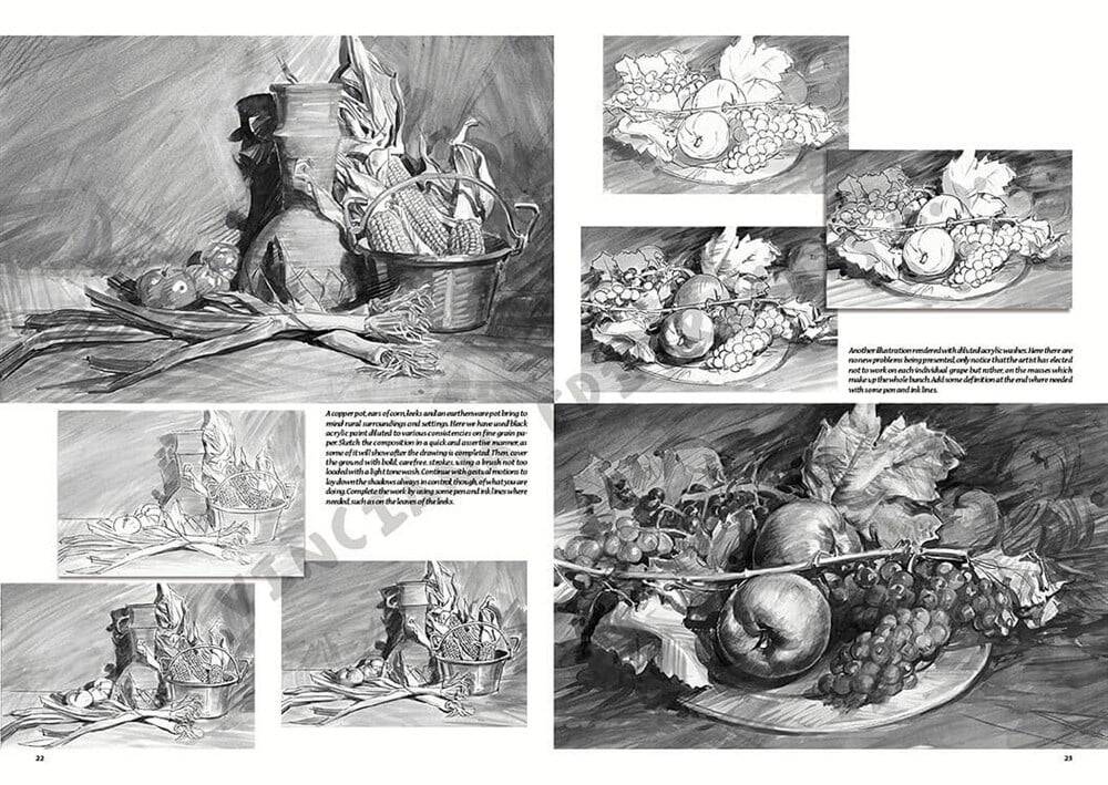 Leonardo Collection Desen Kitabı Stillife N: 26 Natürmort N: 26