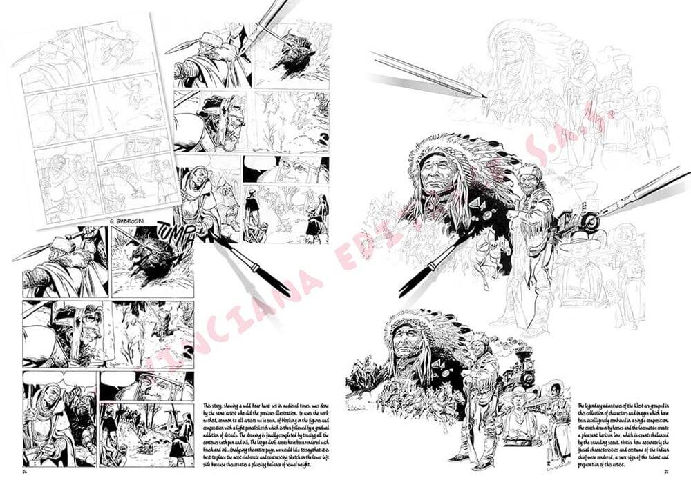 Leonardo Collection Desen Kitabı The Basics Of Comics N: 35 Resimli Mizah Çizim Temelleri N: 35