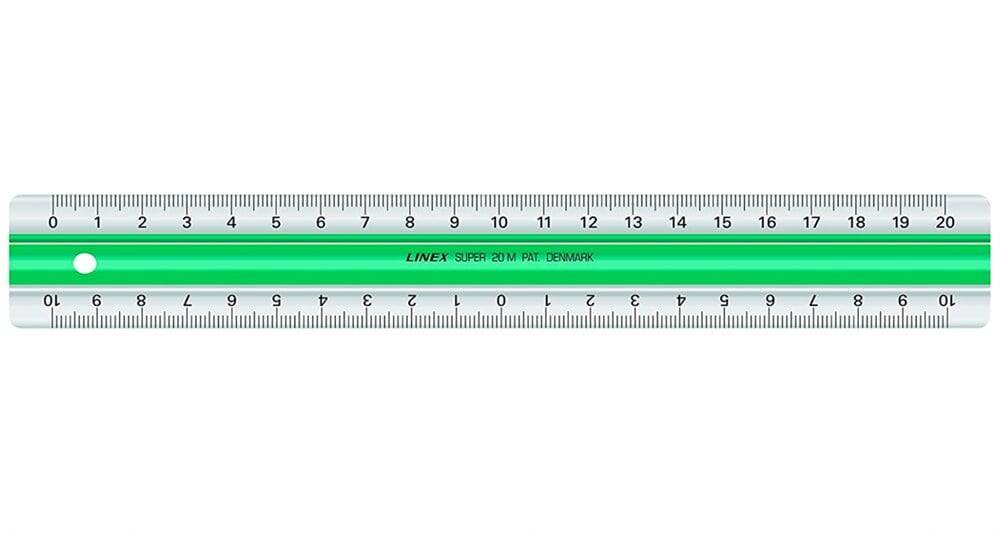 Linex Kaymaz Cetvel 20 Cm