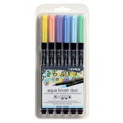 Lyra Aqua Brush Duo Pastel Set 6lı