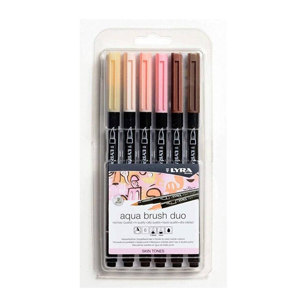 Lyra Aqua Brush Duo Skın Set 6lı