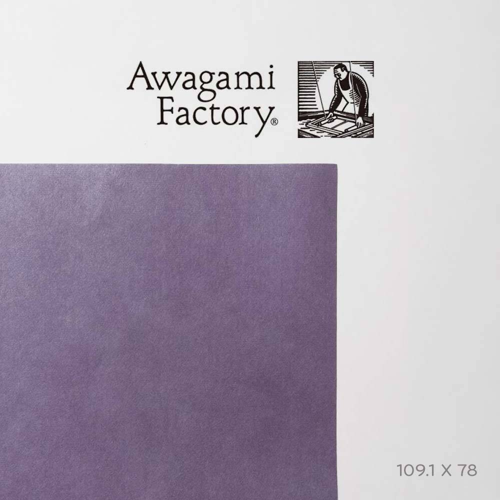 Awagami Japon Kağıdı Shin Inbe Thick Ultramarine 105 Gr/M2 109.1X78.8 Cm