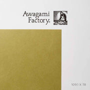 Awagami Japon Kağıdı Shin Inbe Thin Olive 65 Gr/M2 109.1X78.8 Cm