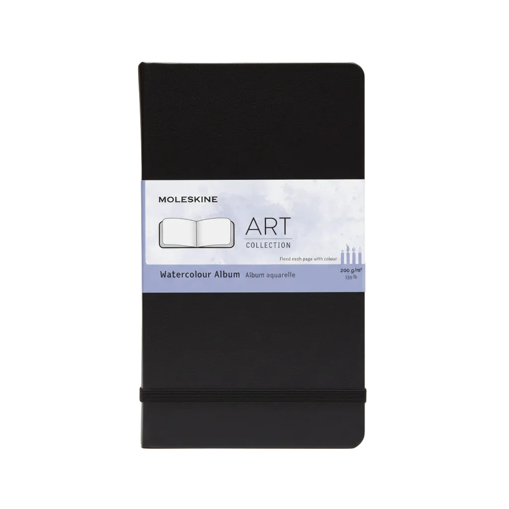 Moleskine Art Collection Suluboya Albüm 13x21 cm 72 Sayfa 200 gr Black