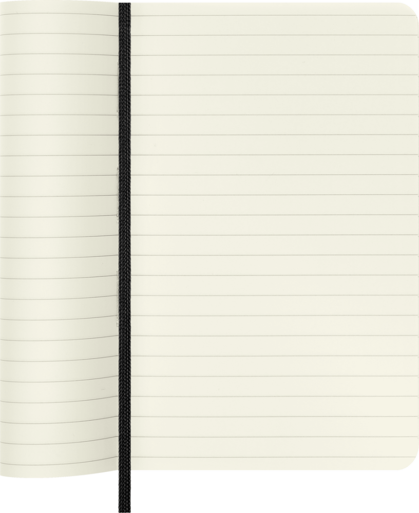 Moleskine Classic Sert Kapak Çizgili Defter 13x21 240 Sayfa Black