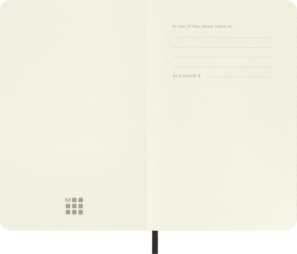 Moleskine Classic Sert Kapak Çizgili Defter 13x21 240 Sayfa Black