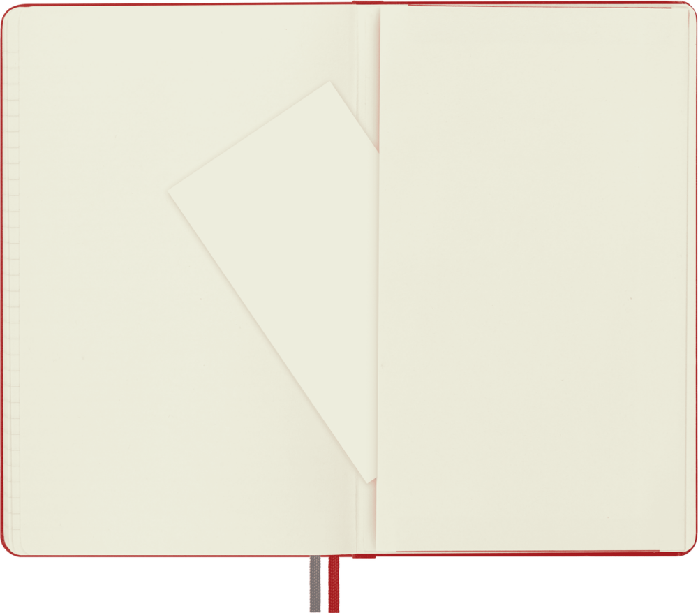 Moleskine Classic Sert Kapak Çizgili Defter 13x21 400 Sayfa Red