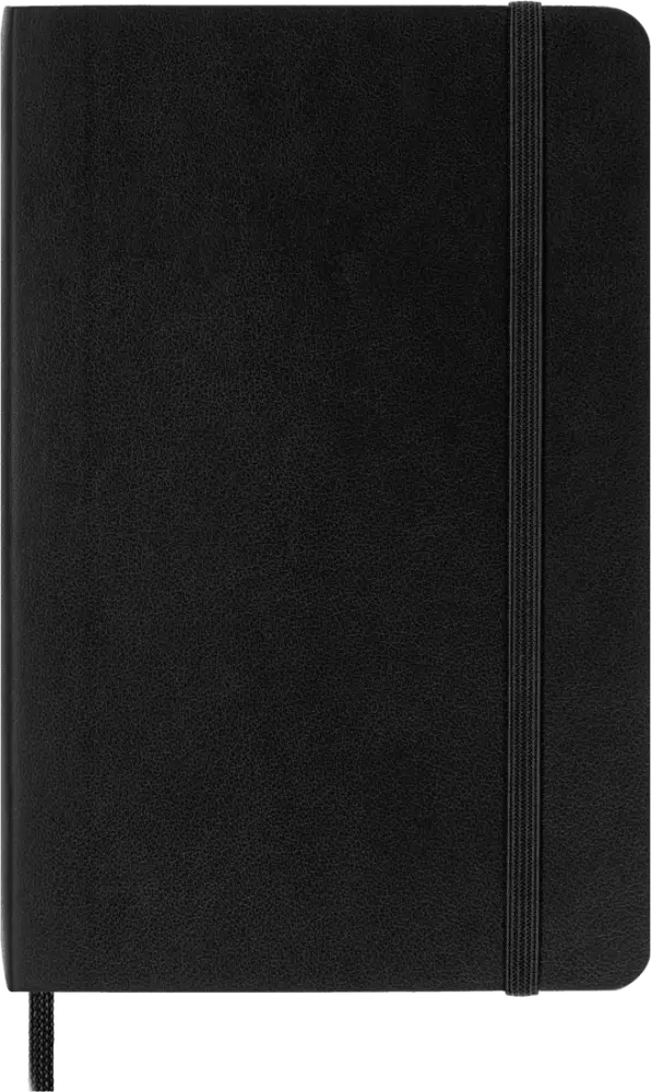 Moleskine Classic Sert Kapak Çizgili Defter 9x14 192 Sayfa Black