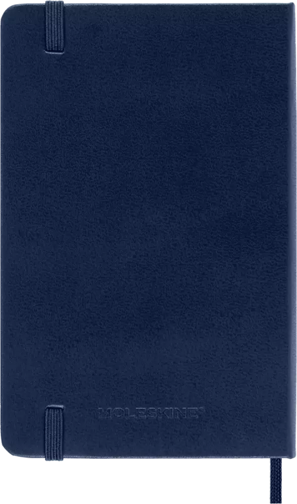 Moleskine Classic Sert Kapak Çizgili Defter 9x14 Sapphire Blue