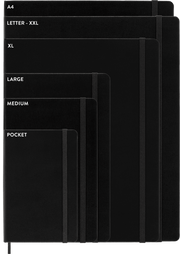 Moleskine Classic Sert Kapak Çizgisiz Defter 13x21 240 Sayfa Black