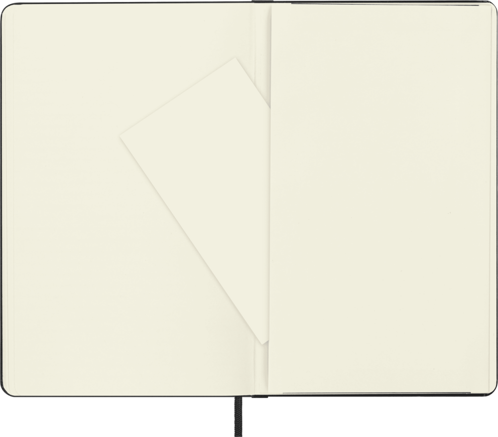 Moleskine Classic Sert Kapak Çizgisiz Defter 13x21 240 Sayfa Black