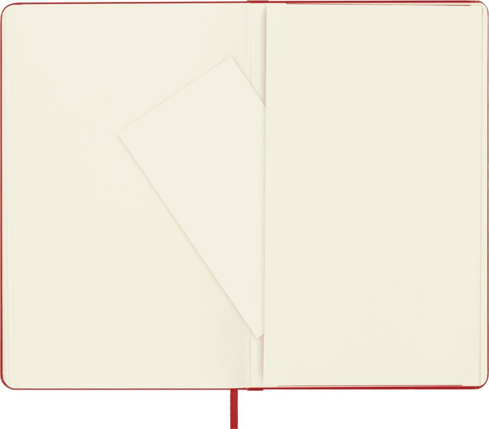 Moleskine Classic Sert Kapak Çizgisiz Defter 13x21 240 Sayfa Red