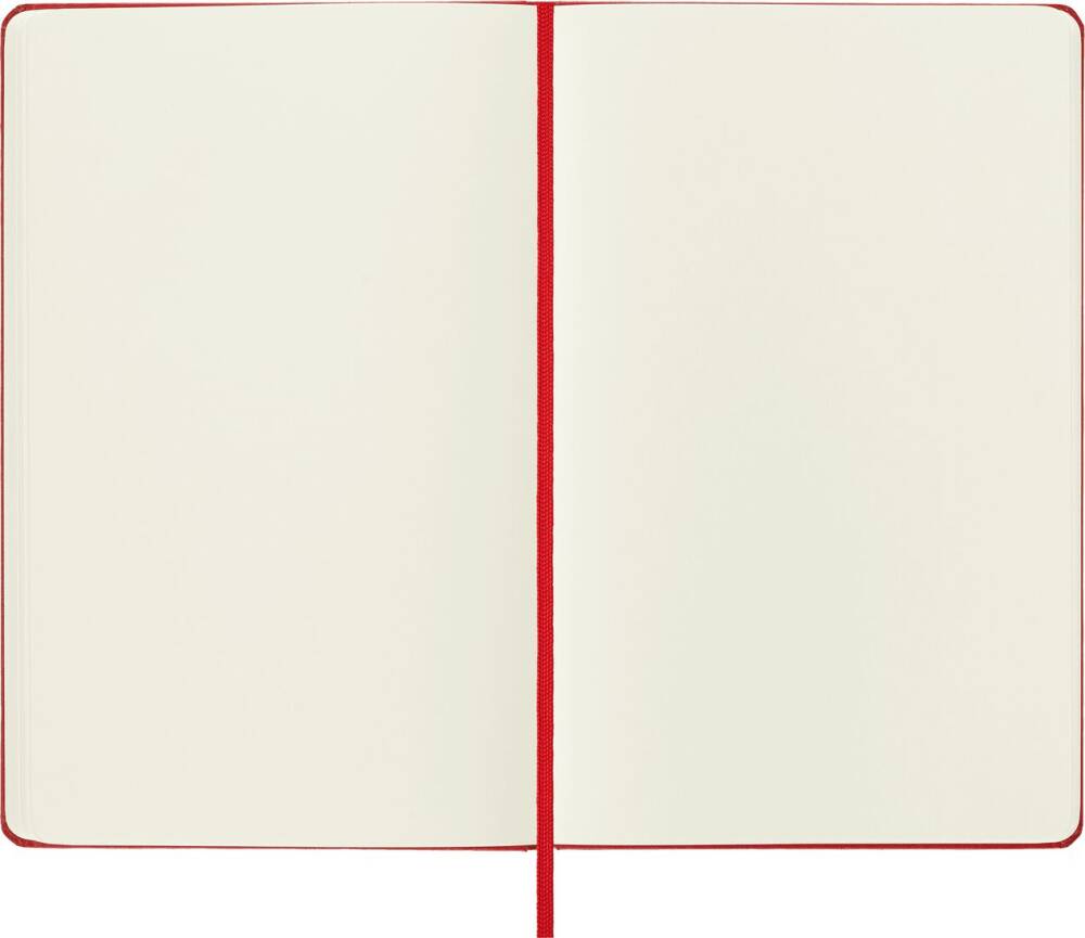 Moleskine Classic Sert Kapak Çizgisiz Defter 13x21 240 Sayfa Red