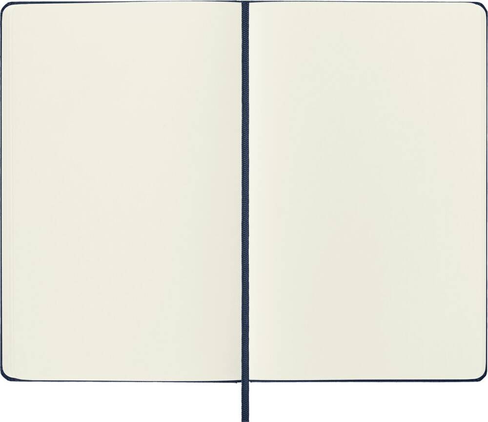 Moleskine Classic Sert Kapak Çizgisiz Defter 13x21 Sapphire Blue