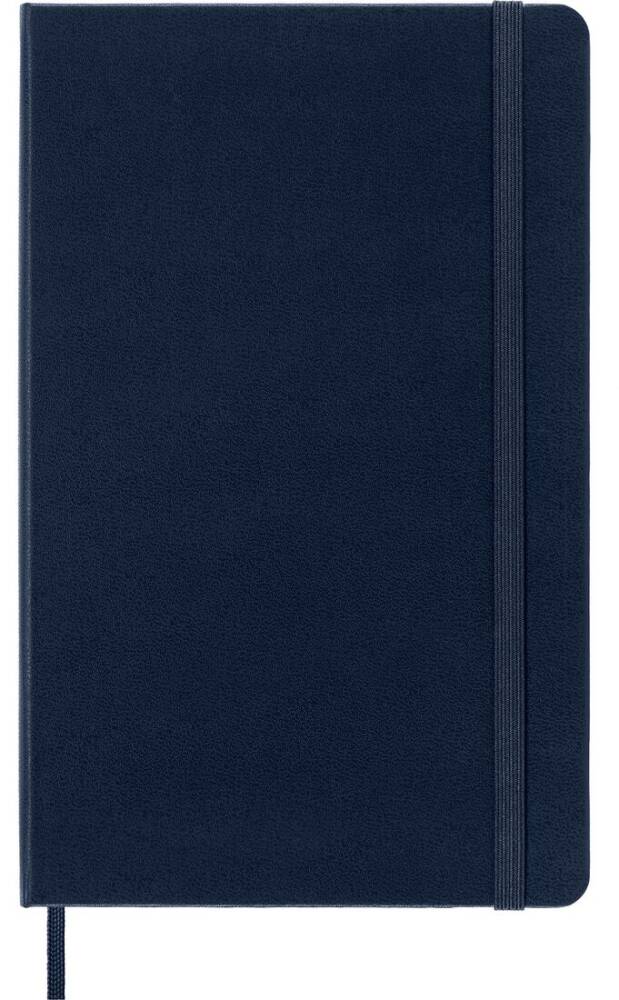 Moleskine Classic Sert Kapak Çizgisiz Defter 9x14 Sapphire Blue