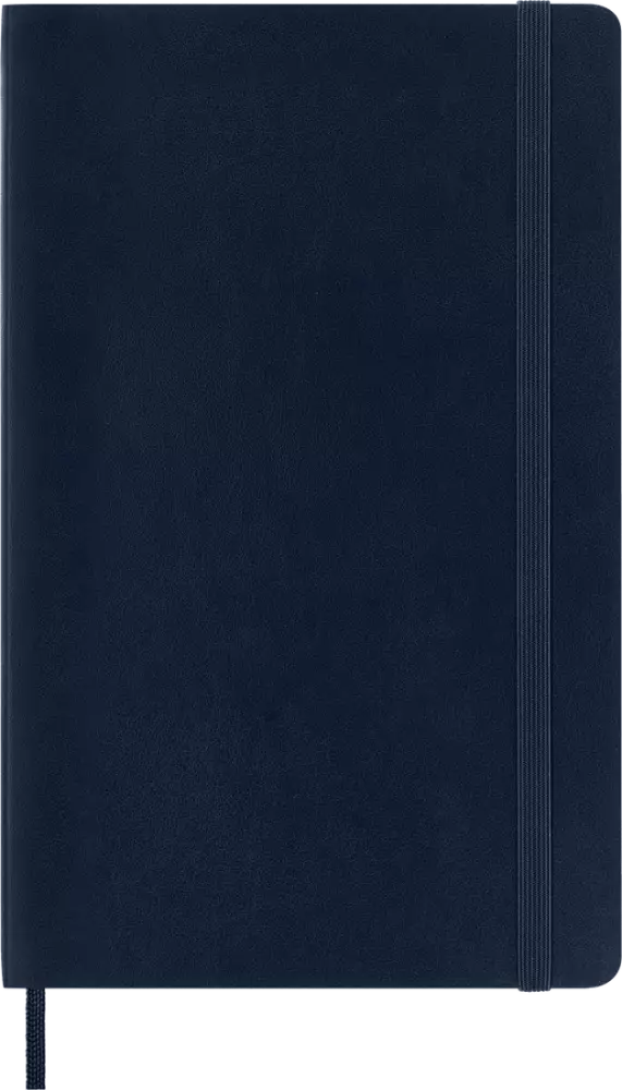 Moleskine Classic Yumuşak Kapak Çizgisiz Defter 13x21 192 Sayfa Sapphire Blue
