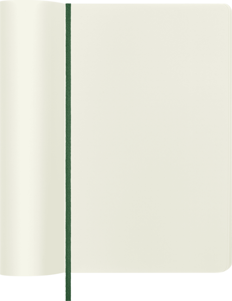Moleskine Classic Yumuşak Kapak Çizgisiz Defter 13x21 Mersin Yeşili