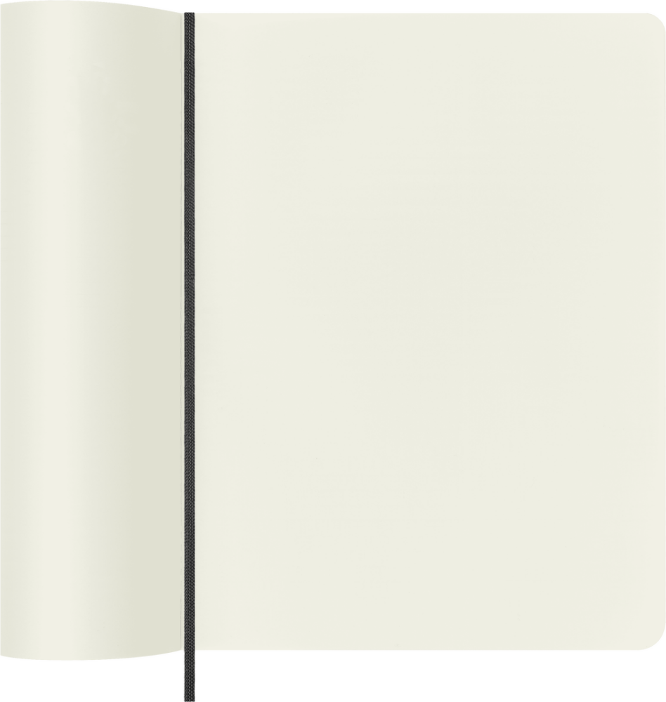 Moleskine Classic Yumuşak Kapak Çizgisiz Defter 19x25 192 Sayfa Black