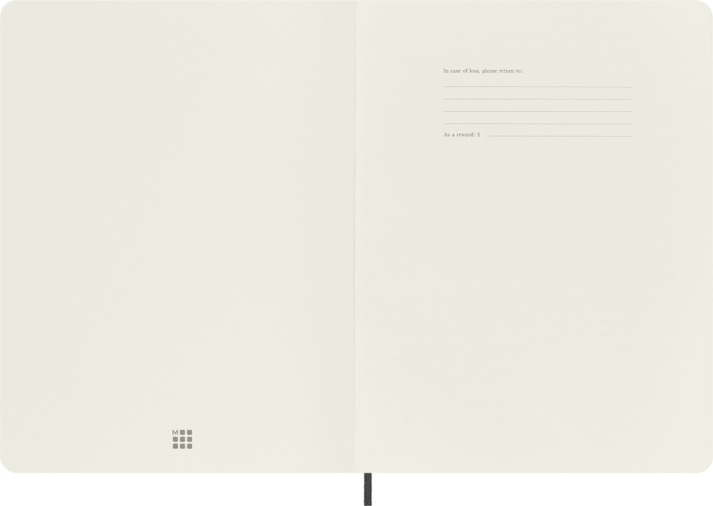 Moleskine Classic Yumuşak Kapak Çizgisiz Defter 9x14 192 Sayfa Black