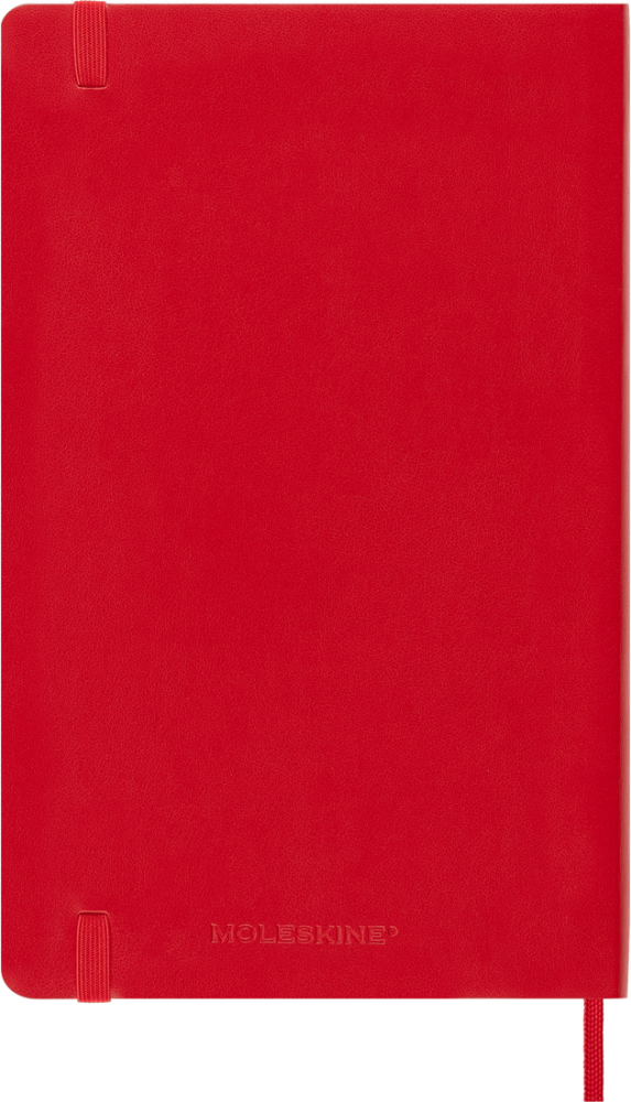 Moleskine Classic Yumuşak Kapak Çizgisiz Defter 9x14 192 Sayfa  Kırmızı