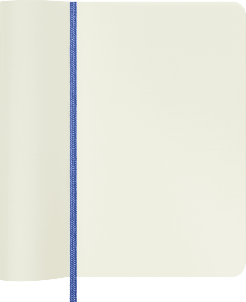 Moleskine Classic Yumuşak Kapak Çizgisiz Defter 9x14 192 Sayfa Mercan Mavisi