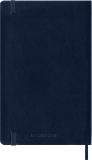 Moleskine Classic Yumuşak Kapak Çizgisiz Defter 9x14 192 Sayfa Sapphire Blue