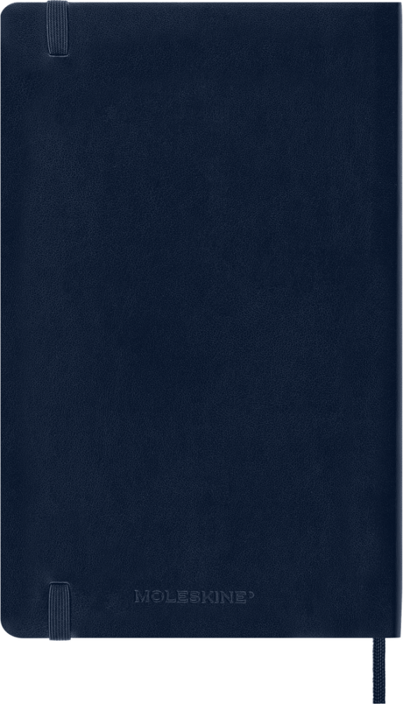 Moleskine Classic Yumuşak Kapak Çizgisiz Defter 9x14 192 Sayfa Sapphire Blue