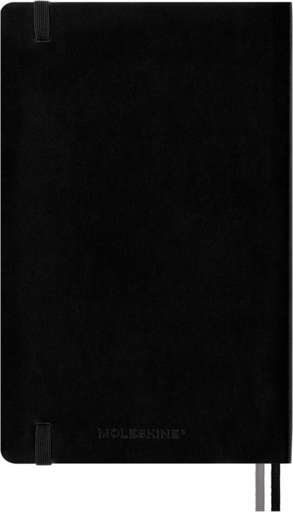 Moleskine Sert Kapak Çizgili Defter 13x21 400 Sayfa Black