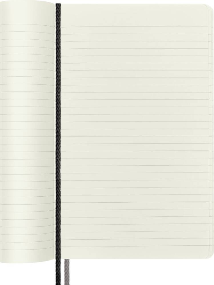 Moleskine Sert Kapak Çizgili Defter 13x21 400 Sayfa Black
