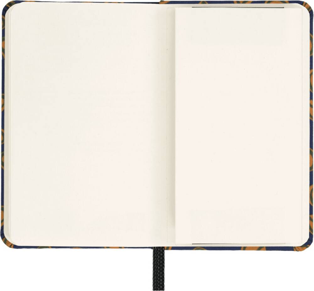 Moleskine Silk Collection Çizgisiz Defter Blue 6.5×10.5 160 Sayfa Sapphire Blue Kutulu