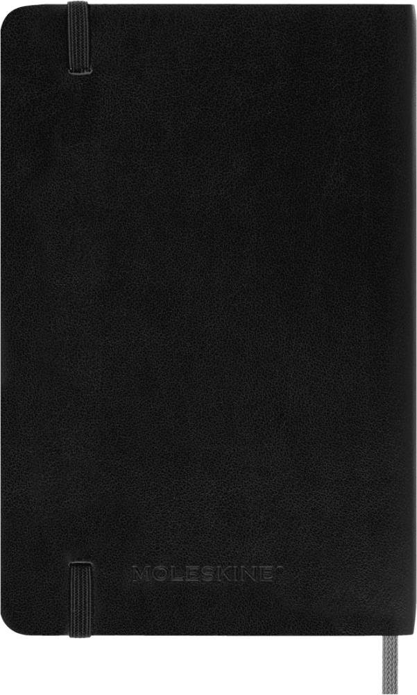 Moleskine Smart Sert Kapak Çizgili Defter 9x14 144 Sayfa 100 gr Black