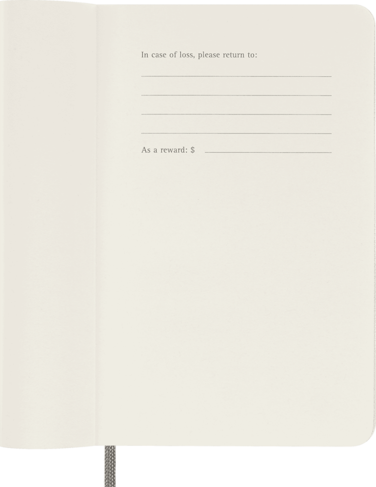 Moleskine Smart Sert Kapak Çizgili Defter 9x14 144 Sayfa 100 gr Black