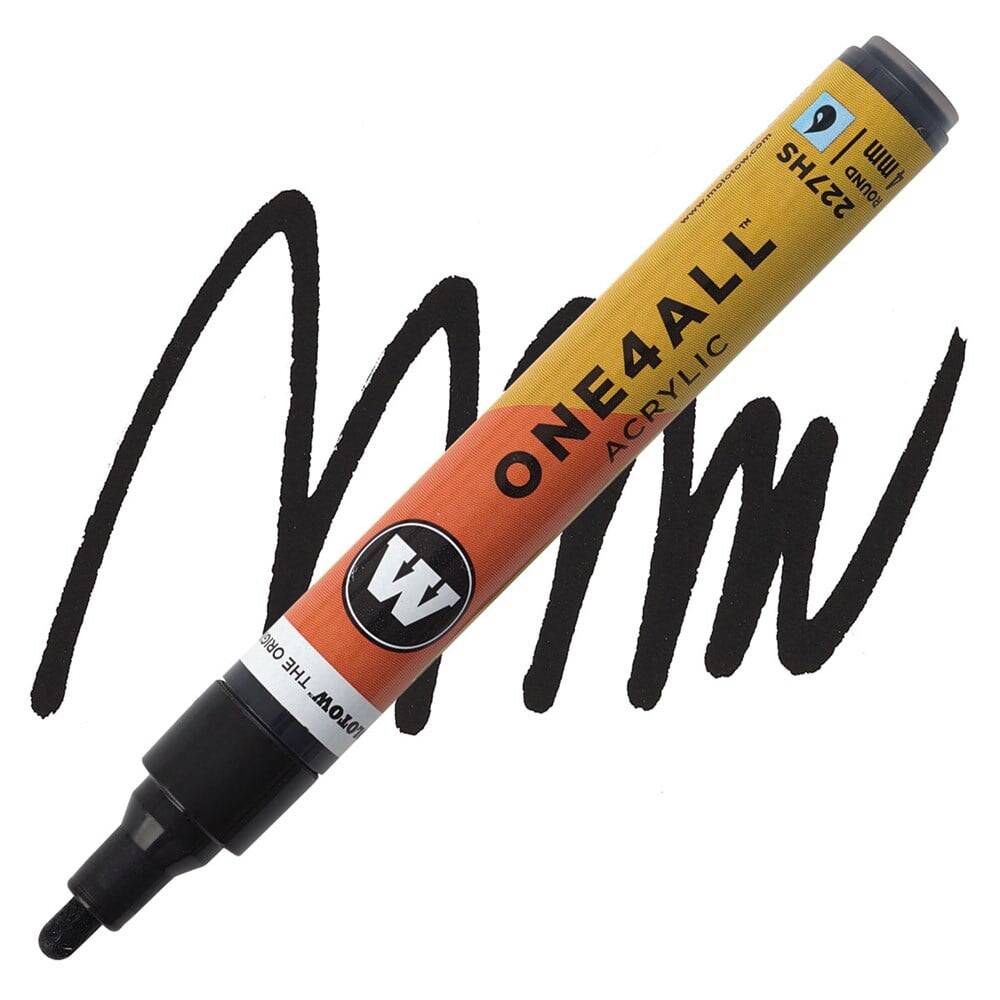 Molotow Signal Black Keçeli Kalem Akrilik Marker 4 mm