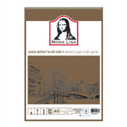 Monalisa Eskiz Defteri A5 120 g 50 yp Kraft Telli