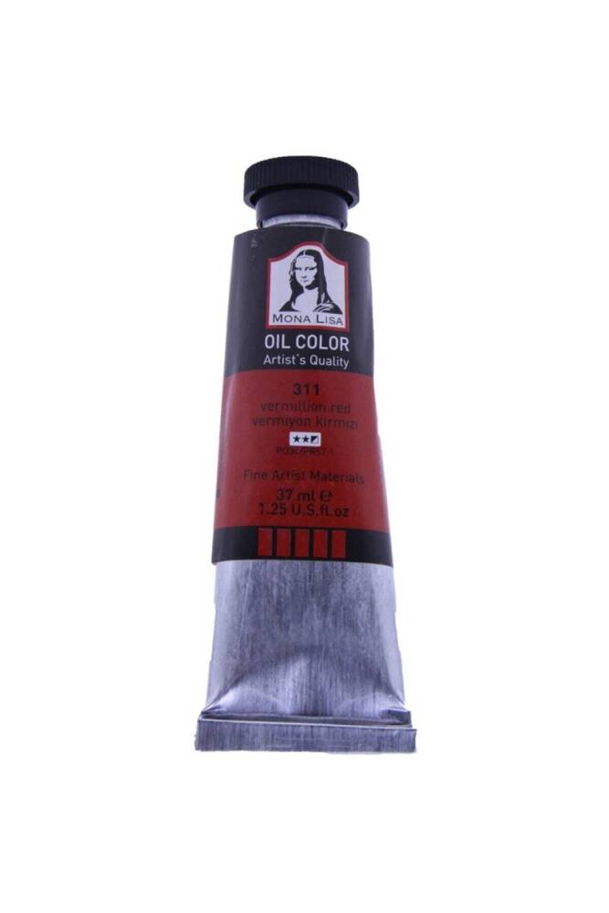 Monalisa Yağlı Boya 37 ml Vermiyon Kırmızı 311