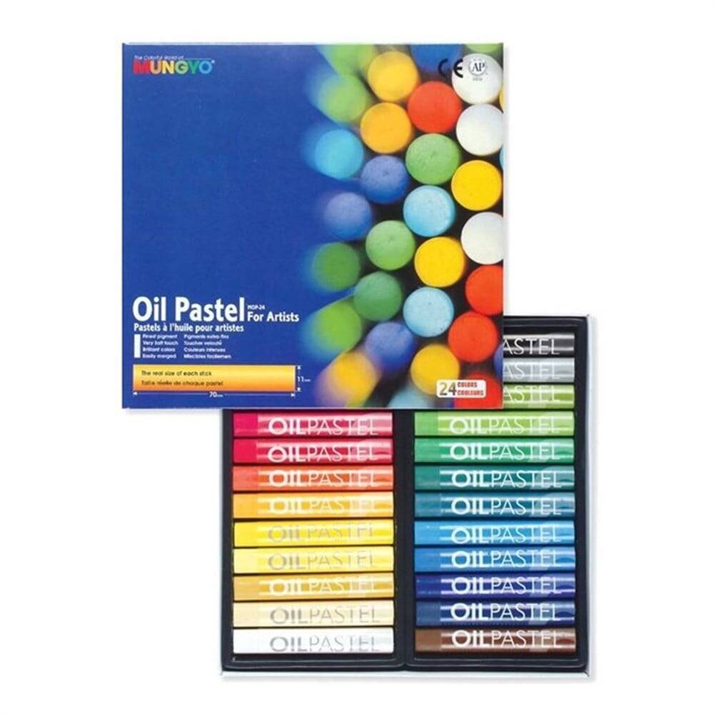 Mungyo Yağlı Pastel Seti 24 Renk