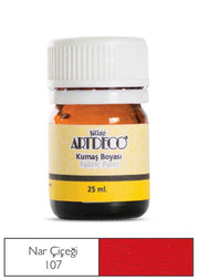 Artdeco Kumaş Boyası 25 ml 107 Scarlet / Nar Çiçeği
