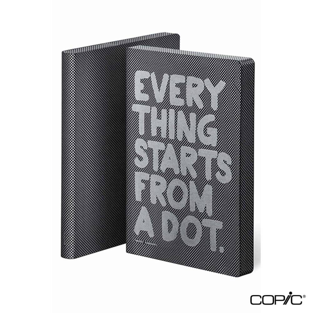 Nuuna Noktalı Premium Defter Everything Starts From A Dot  A5 120 gr 256 Sayfa