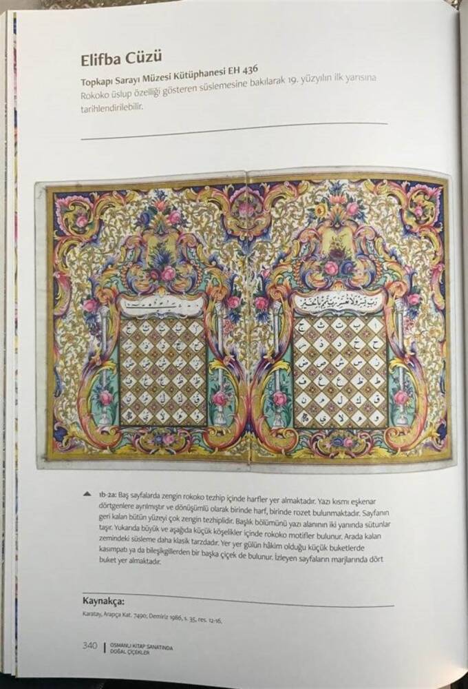 Osmanlı Kitap Sanatında Doğal Çiçekler - Yıldız Demiriz