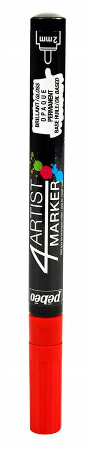 Pebeo 4Artist Yağlı Markör 2 mm Red