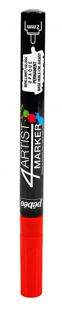 Pebeo 4Artist Yağlı Markör 2 mm Red