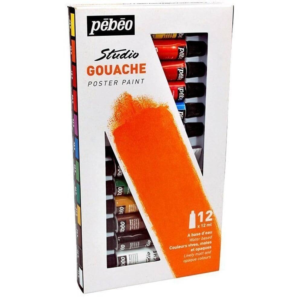 Pebeo Guaj Boya Seti 12 ml x 12 Adet