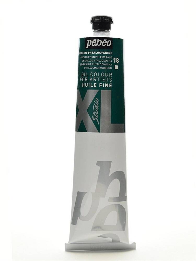 Pebeo Huile Fine XL 200 ml Yağlı Boya 18 - Phthalocyanine Emerald