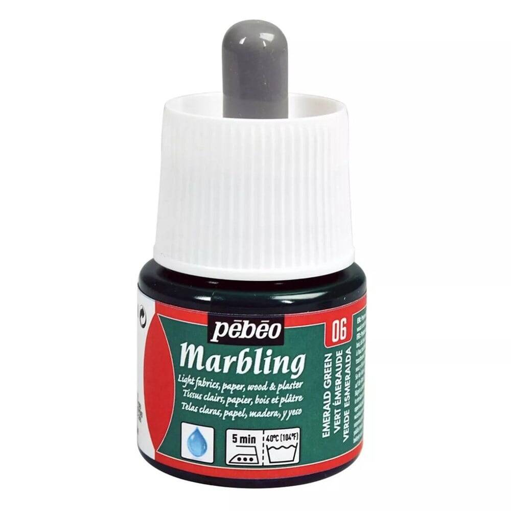 Pebeo Marbling Ebru Boyası 45 ml Şişe 06 Emerald Green