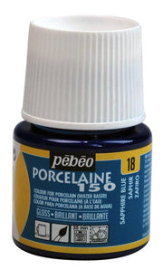 Pebeo Porcelaine 150 Fırınlanabilir Porselen Boyası 45 ml 18 Sapphire Blue