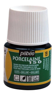 Pebeo Porcelaine 150 Fırınlanabilir Porselen Boyası 45 ml 19 Emerald